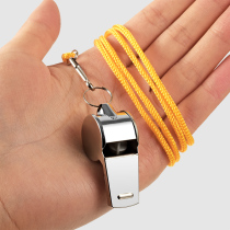 Whistle metal training referee teacher childrens treble outdoor military kindergarten stainless steel whistle professional