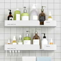 Punch-free toilet rack wall-mounted bathroom toilet toilet wash table bath towel wall storage