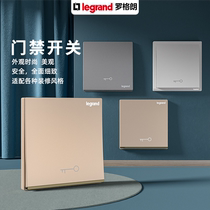 Roger Lang switch socket not Leigh Jinglang access to door exit button access door doorbell switch reset 86 panel