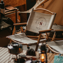 WLXCC Kermit chair Solid wood outdoor camp chair Folding canvas chair Fishing picnic camping chair