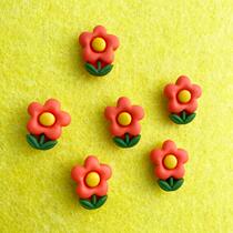 Little red flower pin student reward pushpin children praise I-shaped nail cute Cork nail nail nail Nail Box