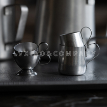 Japan Qingfang mini coffee cup milk jar European stainless steel milk cup syrup concentrate Cup