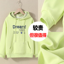 Girls clothing spring clothing 2022 spring new clothes foreign air pure cotton CUHK Tong Lianhood loose version childrens blouses