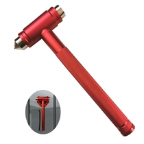 Car safety hammer multi-function car window breaker with bracket window glass escape hammer smashing window car lifesaving hammer