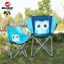 I fly parent-child outdoor camping picnic folding childrens small chair Park new folding chair stool