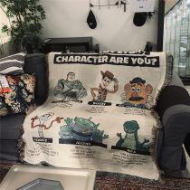 Toy Story cartoon anime Toy Story surrounding blanket sofa blanket anti-fighting amidst tapestry