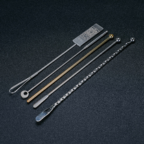 Paddle tamper stainless steel mixing bar long drink stir stick cocktail mixing spoon decorative stick