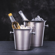 Bar Legends Large European Deluxe Stainless Steel Ice Bucket Champagne Bucket Top KTV Beer Bucket