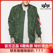 American ALPHA Industrial ALPHA Outdoor Spring and Autumn Thin L2B Windsuit Aviator Jacket Long Jacket