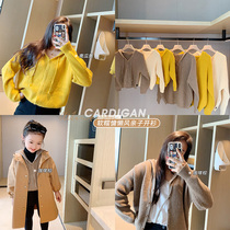 AmybabyChundress 2022 new girl foreign air needling jersey online red parent-child sweaters cardio-hoodie jacket children