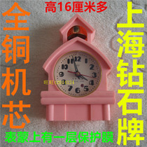 Diamond brand mechanical alarm clock all copper movement nostalgic collection night horseshoe watch export style