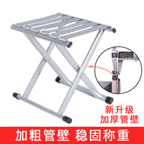Thickened folding stool Portable mini adult outdoor pony tie fishing stool Low stool Small bench Fishing chair