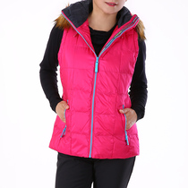 RUNNINGRIVER running outdoor Ladies warm stand collar can take off fake wool collar cotton-padded vest L4345A