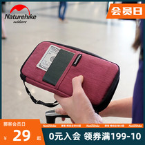 Norwegian passport ticket storage bag Multi-function document bag Portable travel card bag Waterproof wallet Outdoor travel