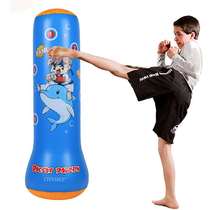 Inflatable Tumbler Cartoon Children Fitness Adults Boxing Sandbags Vent Fitness Toys Thickening 1 2 m 1 5 m