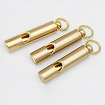Whistle outdoor survival whistle survival whistle brass stainless steel metal treble high frequency training Bird pigeon child whistle