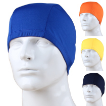 New swimming hats for men and women General adults large and comfortable not long hair ear protection solid color cloth swimming cap