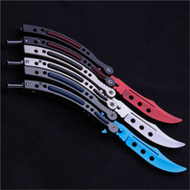 CSGO butterfly knife high hardness folding flick knives training knife adult outdoor self-defense tools