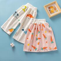 Large childrens diapers at night with urine cushion withdrawal and diaper children leak autumn and winter waterproof cloth can wear baby boy