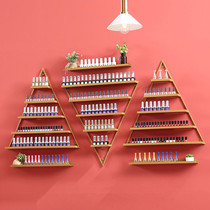 Nail art shelf Wall-mounted nail oil glue display rack Net red shop nail polish display rack Wall-mounted display rack