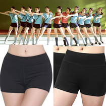 Fanghua same style dance pants shorts three-point anti-light safety pants cotton black flat corner dance yoga bodybuilding