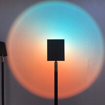 Nordic new Hallo sunset light dusk projection atmosphere floor lamp living room creative personality sunset dawn light