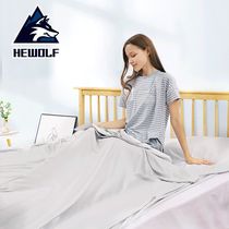 Dirty sleeping bag staying in hotel Hotel Hotel double single ultra light portable modal quilt cover Travel Sheets