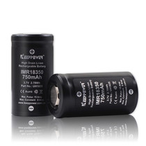 Keeppower IMR18350 750mAh pan tilt battery UH1835 power 8A discharge rechargeable lithium battery