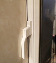 Plastic steel door and window drive handle Inside and outside the flat window handle Old-fashioned window handle outside the open linkage accessories