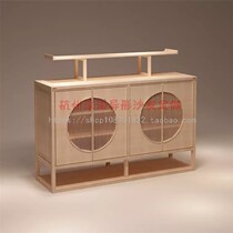 Modern antique new Chinese sideboard cabinet cupboard wine cabinet cupboard restaurant hotel B & B wooden cabinet furniture