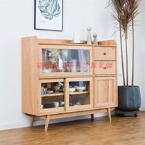 Dining cabinet cupboard cupboard new Chinese style homestay antique solid wood hotel catering surrounding price side cabinet
