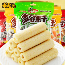 Mi Lao head multi-grain fruit sandwich rice fruit coarse grain children's health snacks snack snack food craving brown rice rolls