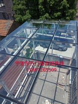 Ningbo hot selling aluminum alloy laminated tempered glass stainless steel sun room terrace roof villa greenhouse design