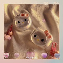 Huawei freebuds4i Headphone Protective Cover Unlimited Bluetooth Transparent holle kitty Anti-Fall Women freebuds Pro Summer Girlfriend Cartoon free