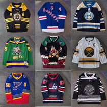 European and American ice hockey uniform size Harajuku men and women couples hip-hop Street hiphop Jersey rap hip-hop Long Sleeve T tide