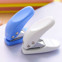 Deli punching machine 0111 Single hole punching machine Mini easy to move round hole punching machine Loose-leaf paper binding