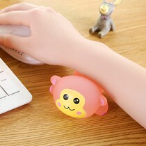 Cartoon mouse pad Wrist mouse wrist pad Silicone hand pillow support wrist pad comfortable and soft to prevent the mouse