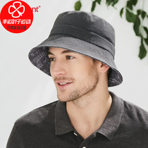 Kamon flagship store mens casual hat Sports hat Breathable sun hat Outdoor hat Sun hat Gray fisherman hat