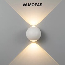 MOFAS Modern Nordic bedroom bedside living room sofa background wall Simple creative waterproof aisle corridor wall lamp