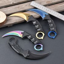 Outdoor knife set dart knife weapon high hardness direct flight Defense hidden weapon professional metal knife has been opened