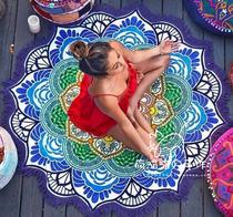 India Mandala round beach towel seaside resort cushion yoga floor mat shawl towel cloth