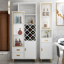 Living room wine cabinet Entrance cabinet Modern simple small apartment screen Shoe cabinet One-piece wall shelf Door partition cabinet