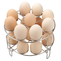9 holes 304 stainless steel thickened high-foot double-layer steamed egg shelf pressure cooker bracket rice cooker steaming rack insulation rack