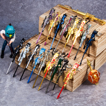 Jedi survival awm eating chicken full set of toy gun blind box pendant equipment 98K Masha m416 peace elite model