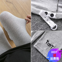 Pregnant Woman Beats Bottom Pants Summer Wear 7 Pants Thread slim 7 Pants Pregnant pregnant Pants Children Summer and thin Pants Mid Pants Tide