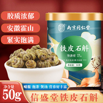 Nanjing Tongren Hall Lejia Old Laid Tin Dendrobium Candidum Tea Maple Dry Fresh Strips Men And Women Can Cook Soup Tea Hx