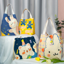 Lunch box tote bag Large student with breakfast lunch bag Office worker with lunch canvas bag for lunch box