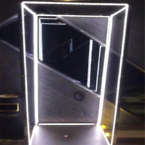 Bar custom gogo light point Three-dimensional colorful light point jump platform Nightclub atmosphere around props stick point dry ice stage