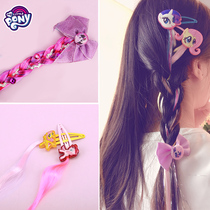 Pony Polly Hair accessories Childrens Headdress Long Tail Streamers Wig Braids Girls Hair rope Head rope Hairpin Princess pendant