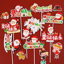Christmas Cake Decorations Christmas Baking Card Santa Claus Sweet Taster Cupcakes Scene Dress Costume